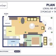 Mieszkanie  na sprzedaż Piaseczno (gw), Piaseczno, Energetyczna, 2 pokoje, 49.50m², 2 piętro, oferta OSN-MS-179
